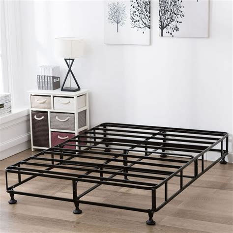 metal bed frame split box spring|metal beds requiring box springs.